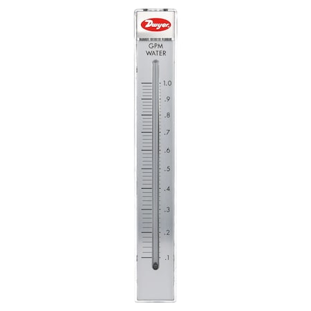 Dwyer Instruments Flowmeter, range 8-90 GPH water RMC-135